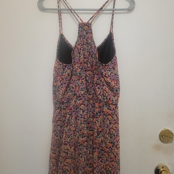 Garage Floral Racerback High-Low Summer Dress | Size M - Picture 4 of 5